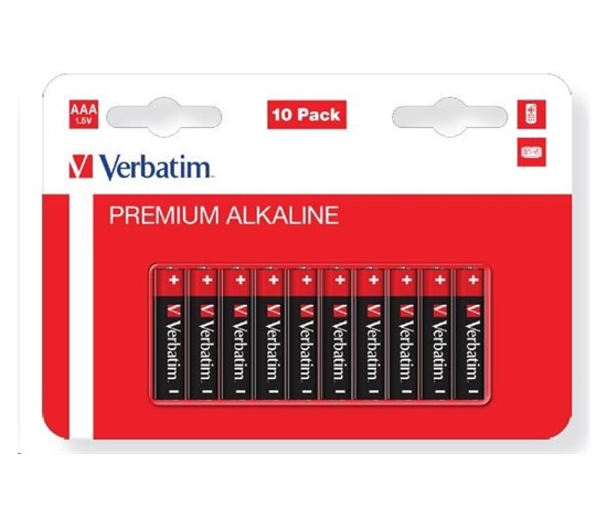 VERBATIM Alkalická Baterie AAA 10 Pack / LR3