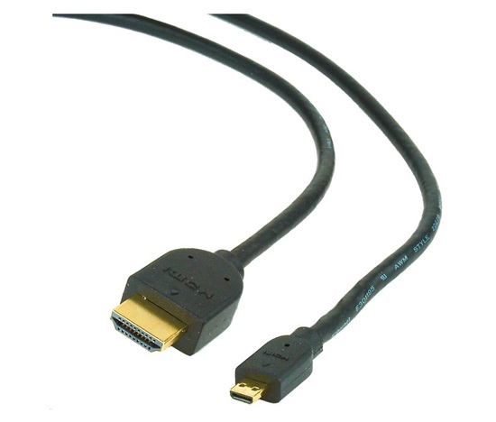 Kabel HDMI-HDMI micro 1,8m, 1.3, M/M stíněný