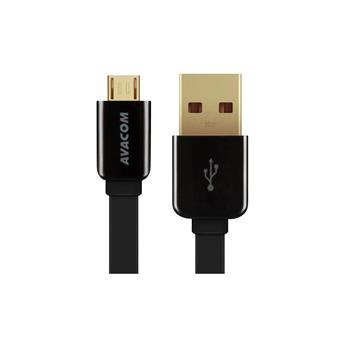 Kabel AVACOM USB - Micro USB, 40cm, černá