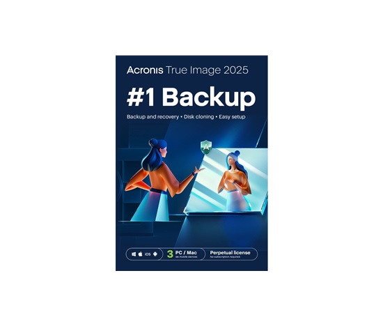 Acronis True Image 2025 3 POČÍTAČE elektronická licence