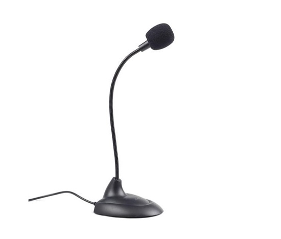 GEMBIRD mikrofon na stůl černý