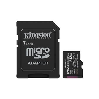 Kingston Canvas Select Plus 512GB micro SDXC + Adaptér
