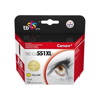 Ink. kazeta TB komp. s Canon CLI-551XL,Yellow