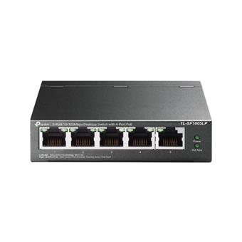 TP-Link TL-SF1005LP 5x10/100 (4xPOE) 41W CCTV