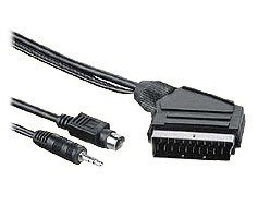 KABEL Scart(M) - SVHS(M) + audio jack3,5M, 5m