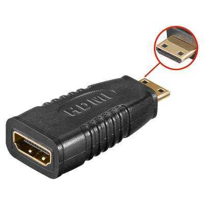 PremiumCord Adapter HDMI Typ A samice - mini HDMI Typ C samec