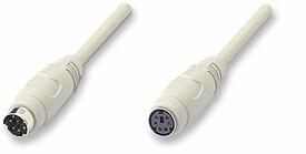 PremiumCord Kabel prodlužovací PS/2 2m