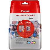 Canon CLI-571XL C/M/Y/BK + 50x PP-201