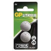 GP CR2025 Lithiová knoflíková baterie (2ks)