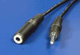 KABEL prodlužovací jack 3.5M - jack 3.5F, 3m