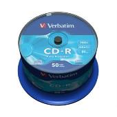 VERBATIM CD-R(50-Pack)Spindl/ 52x/ 700MB