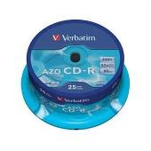 VERBATIM CD-R(25-Pack)Cake/ Crystal/ 52x/ 700MB