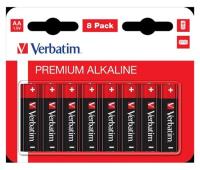 VERBATIM Alkalické baterie AA, 8 PACK , LR6