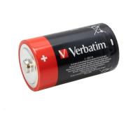 VERBATIM Alkalické baterie D, 2 PACK / LR20