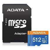 ADATA 512GB  micro SDXC + Adaptér