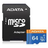 ADATA 64GB  micro SDXC + Adaptér