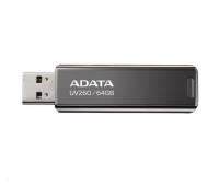 ADATA Flash Disk 64GB UV260, USB 2.0, Kovová, černá
