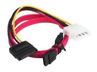 Kabel SATA datový 50cm + napájecí 15cm bundle kit GEMBIRD
