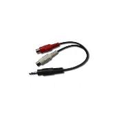 GEMBIRD kabel minijack - 2xCinch (F), 20cm