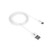 CANYON Nabíjecí kabel Micro USB - USB 2.0, bílý