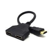 GEMBIRD HDMI splitter, pasivní, kabel, 2 cesty