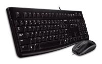 set Logitech Desktop MK120, drátový, USB, CZ