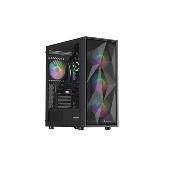 Genesis DIAXID 605 ARGB/ Midi Tower/ Transpar./ Černá
