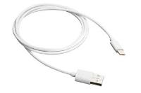 CANYON kabel UC-1, USB-C – USB-A  1m, bílý