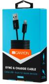 CANYON Nabíjení kabel 8-pin Lightning - USB 2.0, 1m
