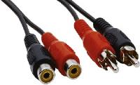 KABEL prodlužovací 2x cinch(M) - 2x cinch(F), 2m