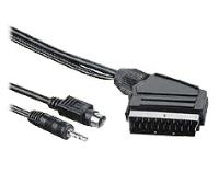 KABEL Scart(M) - SVHS(M) + audio jack3,5M, 5m