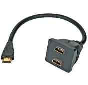 PremiumCord Adapter HDMI rozdvojka M - 2x F konektory