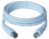 PremiumCord TV propojovací kabel M/F 75 Ohm 2m