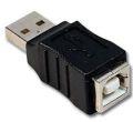 PremiumCord USB redukce A-B, Male/Female
