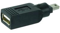 PremiumCord USB redukce A/F - 5pin mini/M