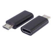 PremiumCord Adaptér USB-C konektor female - USB 2.0 Micro-B/male