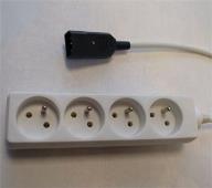 PremiumCord Prodlužovací přívod 230V s EURO konektorem do UPS,2m,4zásuvky