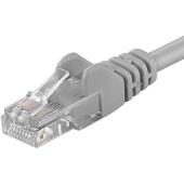 PremiumCord Patch kabel UTP 5e 2m šedý